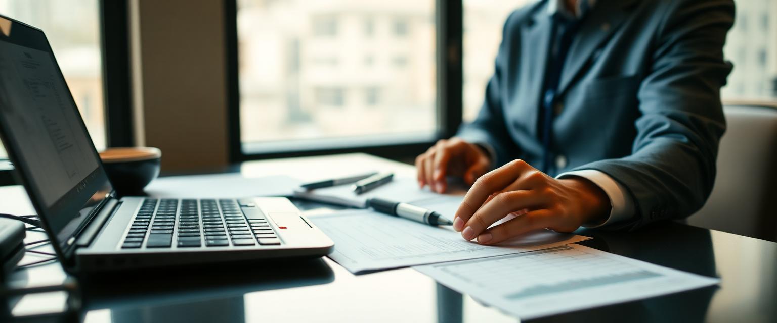 Accountant preparing Thai financial statements and tax filings