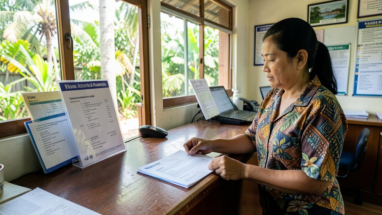การให้บริการใบอนุญาตทำงานสำหรับลูกค้าในจังหวัดสตูล