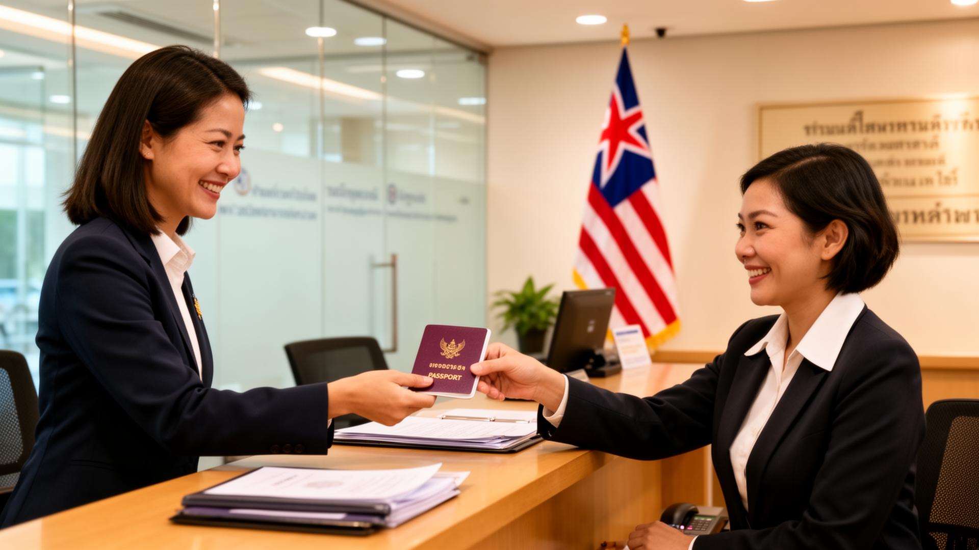 ที่ปรึกษาช่วยชาวต่างชาติเตรียมเอกสารวีซ่าและใบอนุญาตทำงาน